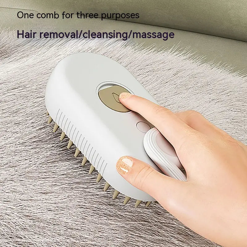 3-in-1 Electric Steam Spray Pet Grooming Brush UrbanNova