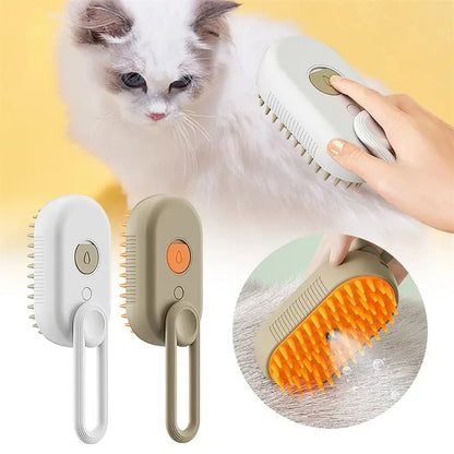 3-in-1 Electric Steam Spray Pet Grooming Brush UrbanNova