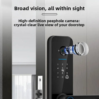 Smart Fingerprint Door Lock with Camera UrbanNova