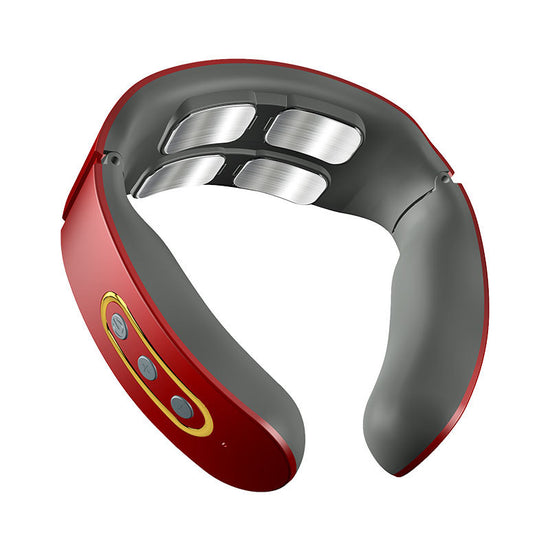Masajeador Cervical Portátil con Calor y Electroterapia