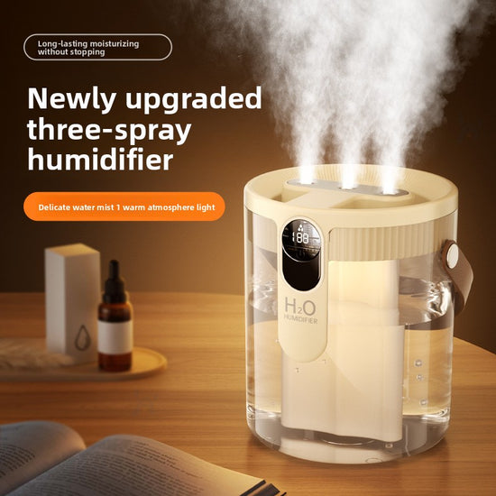 Humidificador de Ambiente para el Hogar con 3 Boquillas