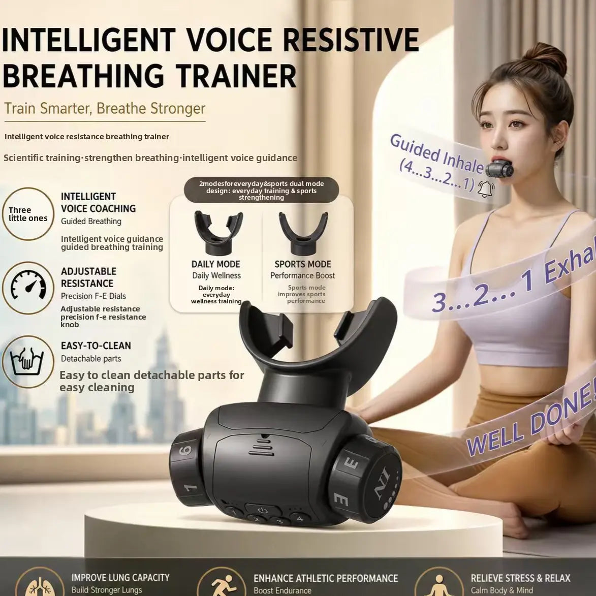 Intelligent Breathing Muscle Trainer UrbanNova