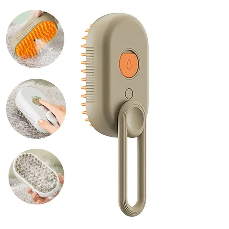 3-in-1 Electric Steam Spray Pet Grooming Brush UrbanNova